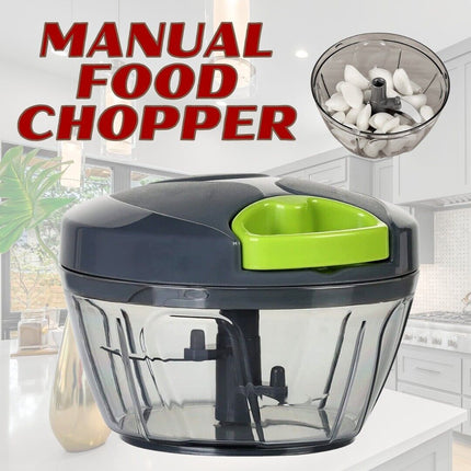 Hand Pull Chopper Vegetable Fruit Cutter Food Onion Veggie Dicer Slicer Kitchen - Wnkrs