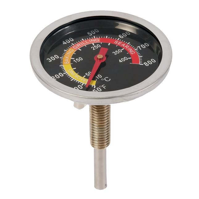 Thermomètre pour barbecue en acier inoxydable - 50 à 800 °F