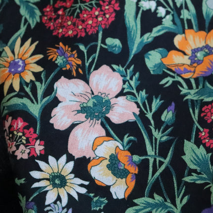 Black Bottom 80 LIBERTY Poplin High Count Cotton Fabric - Wnkrs