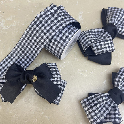 Double-sided Houndstooth Ribbon Handmade Diy Accessories - Wnkrs