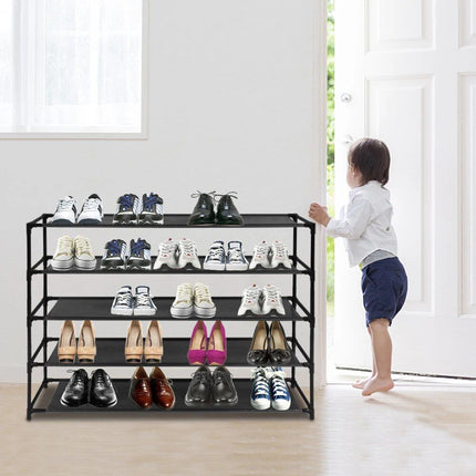 5-Tier Stackable Shoe Rack - Wnkrs