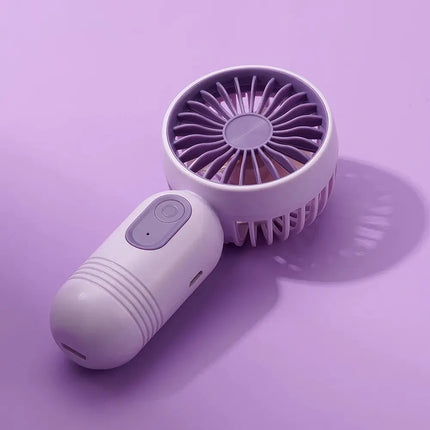 USB Rechargeable Mini Portable Fan With 3 Speeds