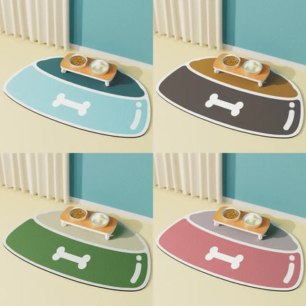 Tapis d'alimentation absorbant pour chiens et chats