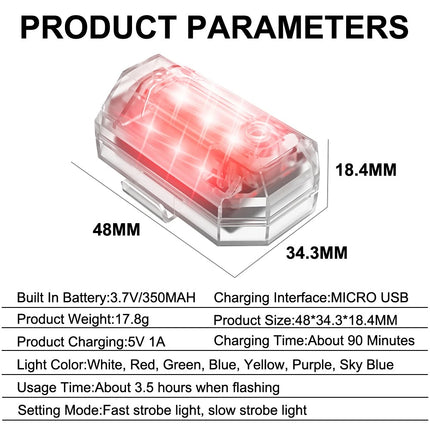 Wireless LED Strobe Light with Remote Control