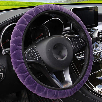 Soft Winter Warm Plush Car Steering Wheel Cover - Wnkrs