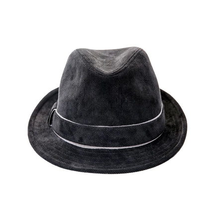 Chapeau Fedora en denim à large bord