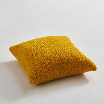 Housse de coussin de canapé en peluche confortable - Taie d'oreiller décorative douce et moelleuse