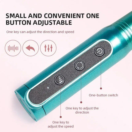 Wireless 35000RPM USB Nail Drill Pen: Portable Rechargeable Manicure & Pedicure Tool - Wnkrs