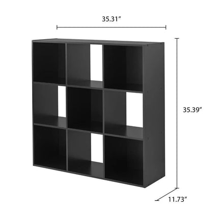 Black/White 9-Cube Organizer Rack - Wnkrs