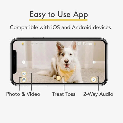 360° View HD Pet Camera with Treat Tossing and Barking Alerts - Perfect for Dog Monitoring - Wnkrs