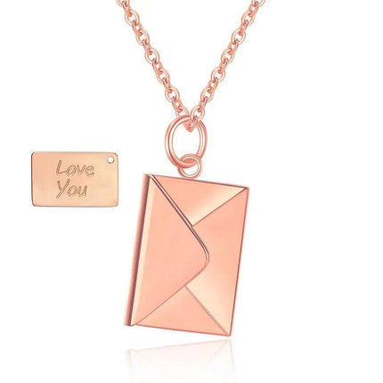 Love Letter Envelope Pendant Necklace - Wnkrs