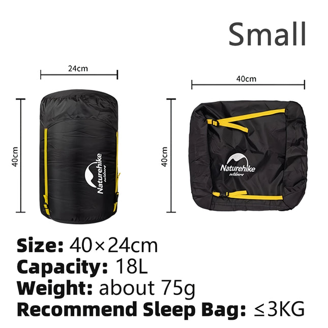 Sac de rangement à compression multifonctionnel pour sacs de couchage