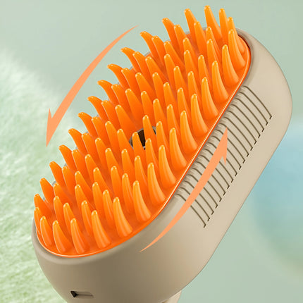 Brosse à cheveux électrique à vapeur pour animaux de compagnie