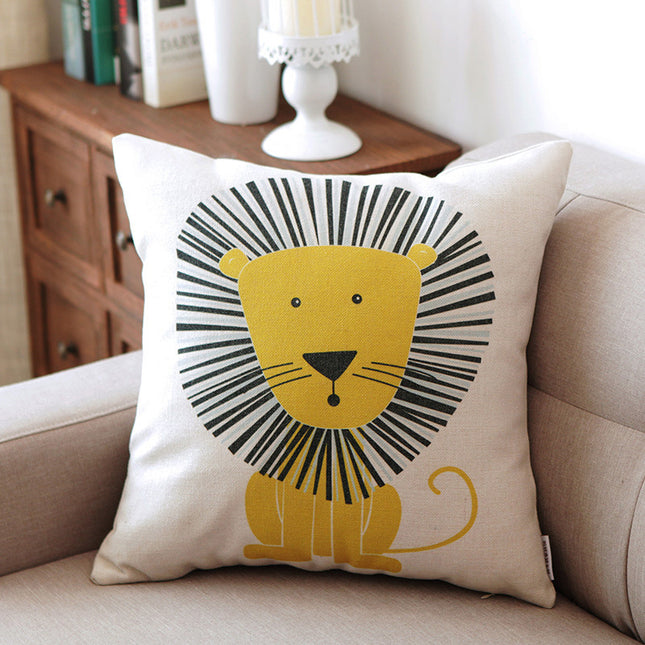 Cute Cotton And Linen Cloth Art Throw Pillow Cushion Pillowcase - Wnkrs