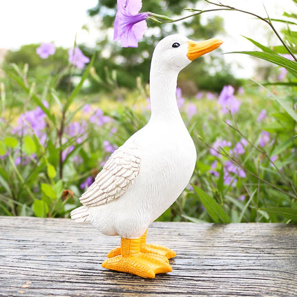 Encantadoras esculturas de patos para la decoración del hogar y el jardín