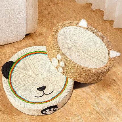 Deluxe Round Cat Scratching Pad - Wnkrs