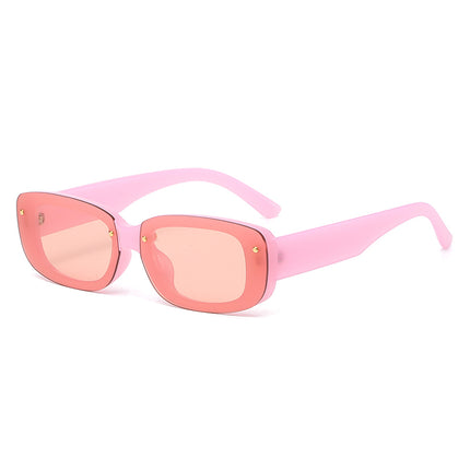 Lunettes de soleil rectangulaires couleur bonbon