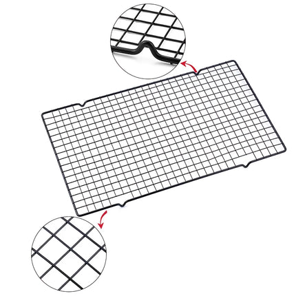 Grille de refroidissement et de cuisson pour gâteaux en acier inoxydable