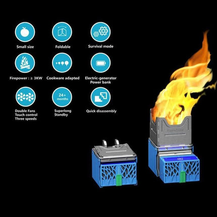 Portable Wood Burning Camp Stove - Wnkrs