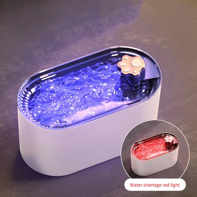 Fuente de agua inteligente para gatos de 3 l: fuente automática ultra silenciosa para mascotas