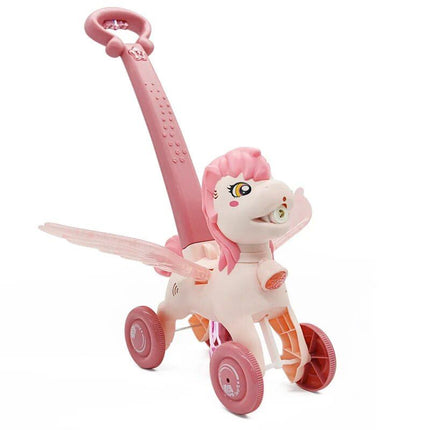 Electric Unicorn Bubble Cart with Music & Lights: A Magical Playtime Experience - Wnkrs