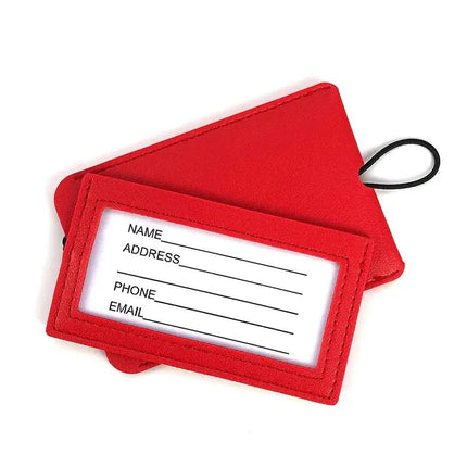 Premium PU Leather Luggage Tags