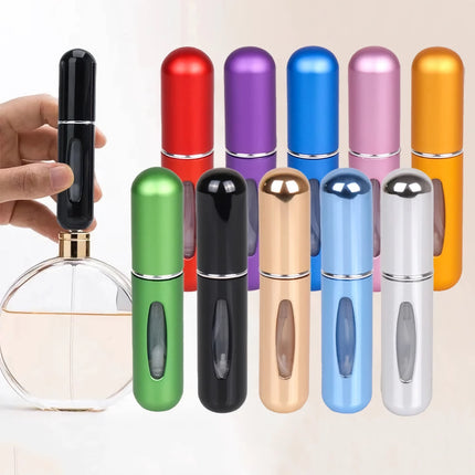 Atomiseur de parfum portable de 5 ml - Flacon pulvérisateur de voyage rechargeable