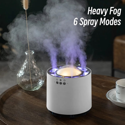 800ML Dynamic Mist Air Humidifier with Colorful LED Light