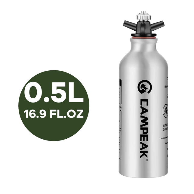 Bouteille en aluminium pour carburant liquide portable