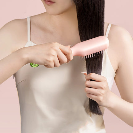 Self-Cleaning Anti-Static Massage Hair Brush