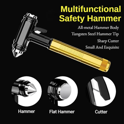 Emergency Car Safety Hammer with Seat Belt Cutter