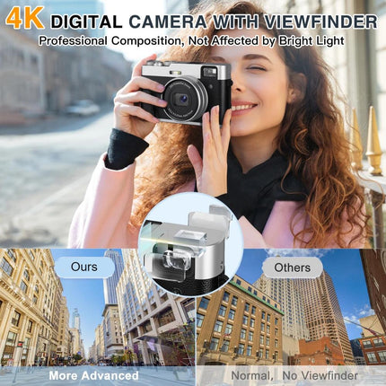 Caméra de vlogging autofocus 4K avec 48 MP