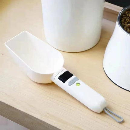 Multi-Function Digital Pet Feeding Spoon & Kitchen Scale – Precision 0.1g to 800g Measurement - Wnkrs