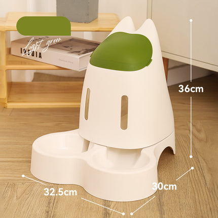 Distributeur automatique d'eau et de nourriture pour chats et chiens