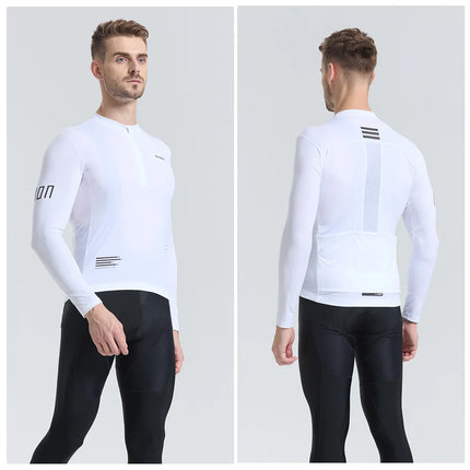 Maillot de cyclisme à manches longues pour homme