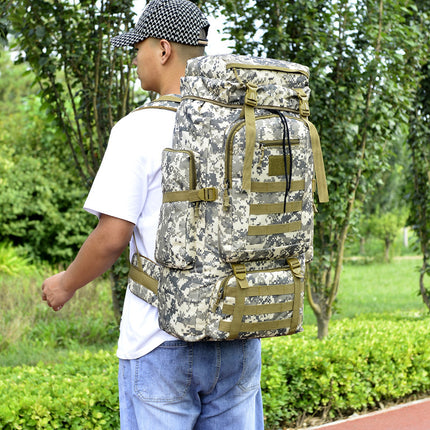 Mochila de camuflaje para montañismo al aire libre