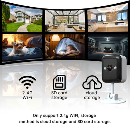 1080P Full HD Wireless Surveillance Camera with Motion Detection and Night Vision