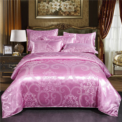 European Jacquard Quilt Cover Single And Double Silk - Wnkrs