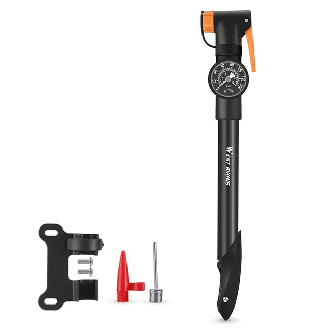 Pompe à vélo portable pour tous les types de vélos