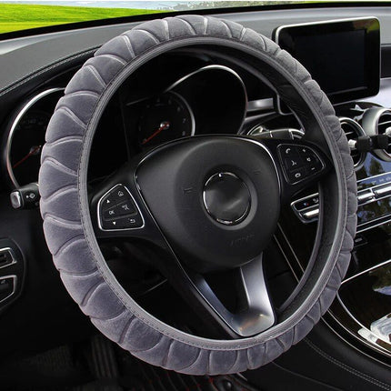 Soft Winter Warm Plush Car Steering Wheel Cover - Wnkrs