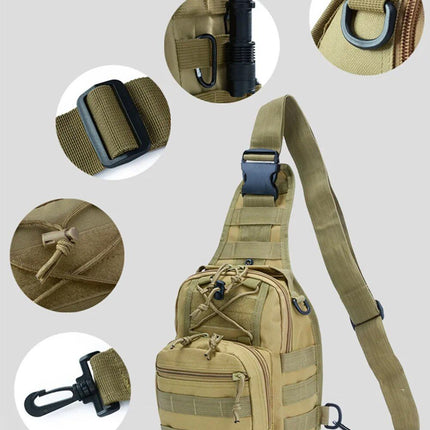 Men's Tactical Multi-Use Chest Bag for Outdoor Adventures - Wnkrs