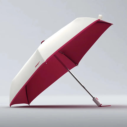 Paraguas automático plegable con protección UV para mujer, resistente al viento y al agua