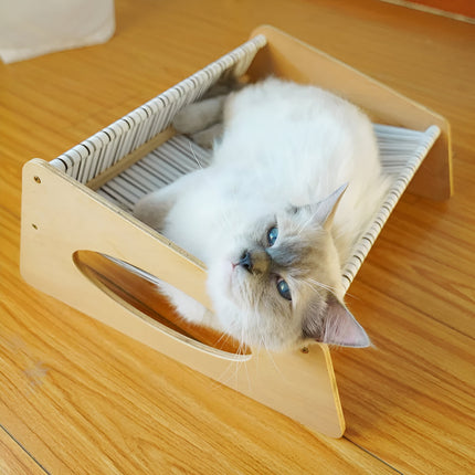 Hamac pour chat en bois massif