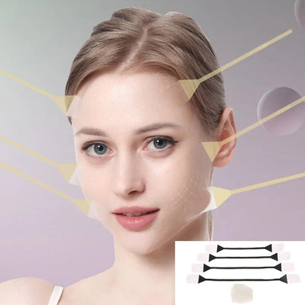 Invisible Face and Neck Lifting Patches: Anti-Aging & Slimming Skin Tape - Wnkrs