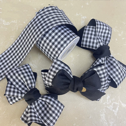 Double-sided Houndstooth Ribbon Handmade Diy Accessories - Wnkrs