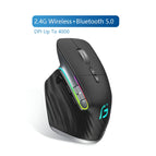 Bluetooth 2,4 g, color negro