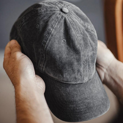 Casquette de baseball effilochée vintage