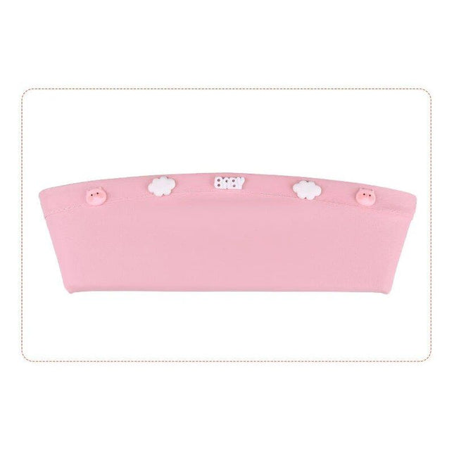 Pink & Black Faux Leather Car Seat Gap Organizer - Wnkrs
