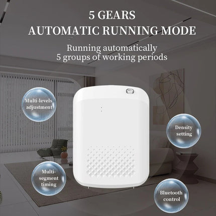 Smart Aromatherapy Machine with Bluetooth Control - 1000m³ Fragrance Diffuser for Home and Office