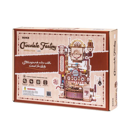 Marble Chocolate Factory 3D Wooden Puzzle - Wnkrs